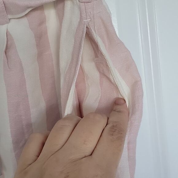 NWT Rails Katy Linen Blend Shorts in Petal Stripe, XL - Picture 6 of 8